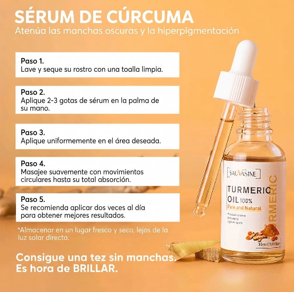 Sérum Iluminador de Cúrcuma
