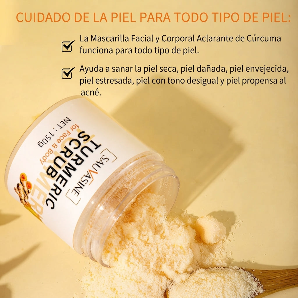 Exfoliante Glow de Cúrcuma
